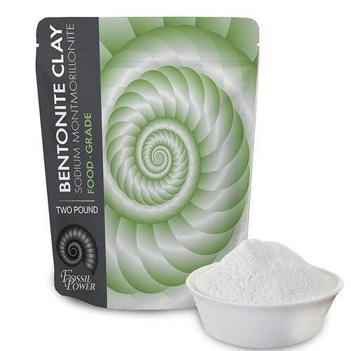 美国代购Bentonite Clay Food Grade Powder 2 LB - Pure & Natur