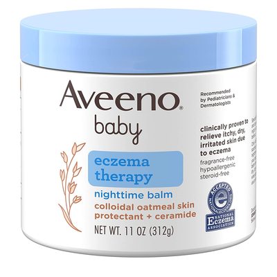 美国代购Aveeno Baby Eczema Therapy Nighttime Balm, Skin Prot