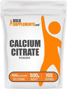 美国代购BulkSupplements.com Calcium Citrate Powder - Calcium