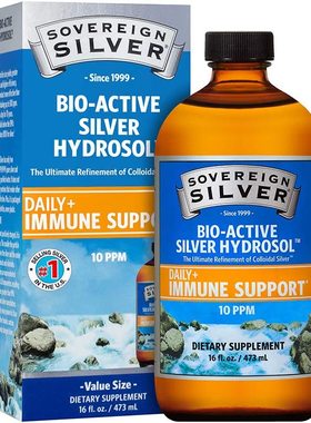 美国代购Sovereign Silver Bio-Active Silver Hydrosol for Immu