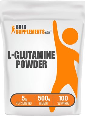 美国代购BULKSUPPLEMENTS.COM L-Glutamine Powder - BCAA Glutam
