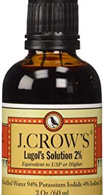 美国代购J.Crow's Lugol's Iodine Solution, 2 oz., Twin Pack