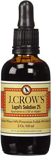 美国代购J.Crow's Lugol's Iodine Solution, 2 oz., Twin Pack