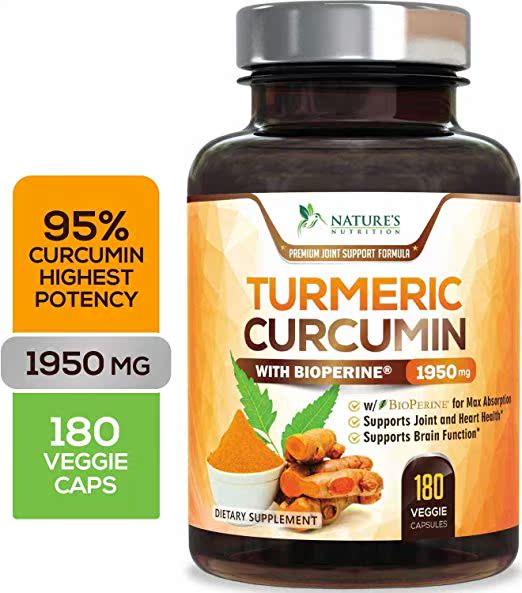 美国代购Turmeric Curcumin Highest Potency 95% Standardized C