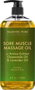 Arnica Sore for MAJESTIC Bod Oil PURE Massage 美国代购 Muscle