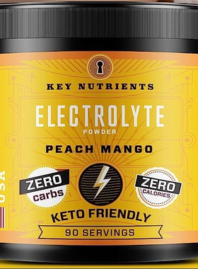 美国代购KEY NUTRIENTS Electrolytes Powder No Sugar - Tropica