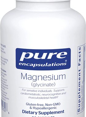 美国代购Pure Encapsulations Magnesium (Glycinate) | Suppleme
