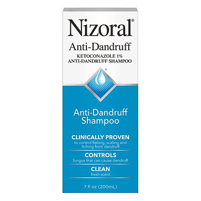 美国代购Nizoral Anti-Dandruff Shampoo with  Fresh Scent, 7 F