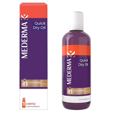 美国代购Mederma Quick Dry Oil Scar Stretch Mark Treatme