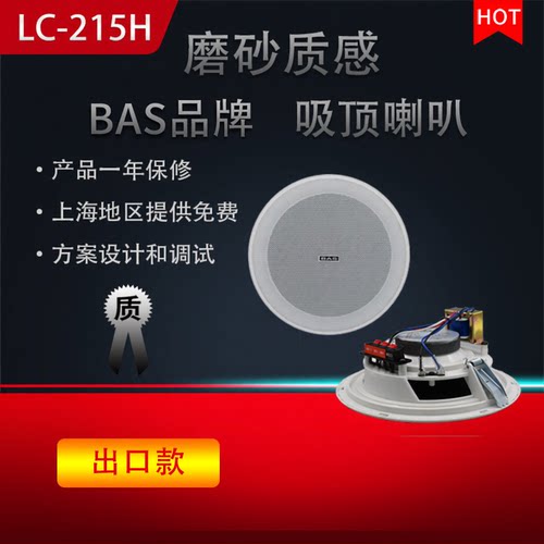 无框吸顶喇叭吸顶音箱吊球音响