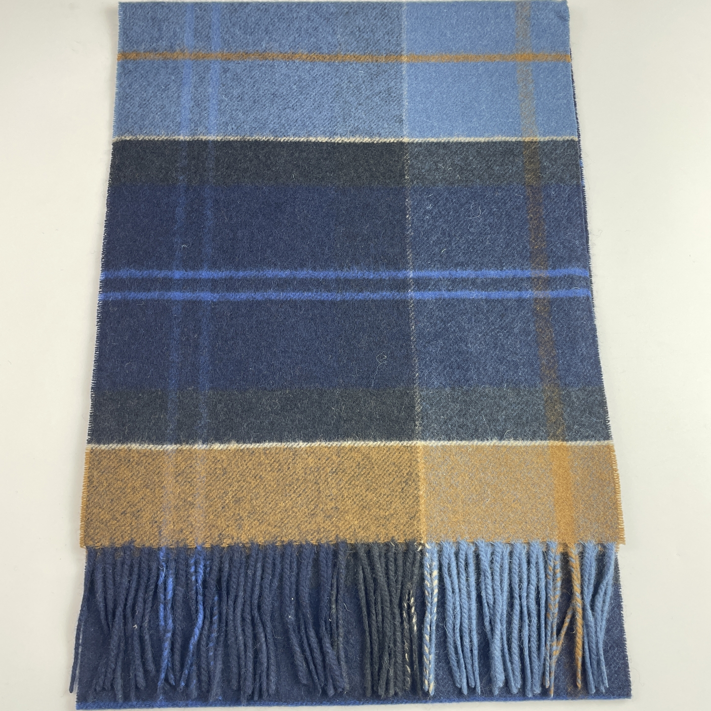 新品出口英国秋冬款羊毛英伦风复古格子围巾长款保暖流苏男女通用