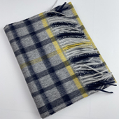 清仓清货 欧美订单秋冬季 厚款 色织英伦风格 子羊毛围巾男女通用