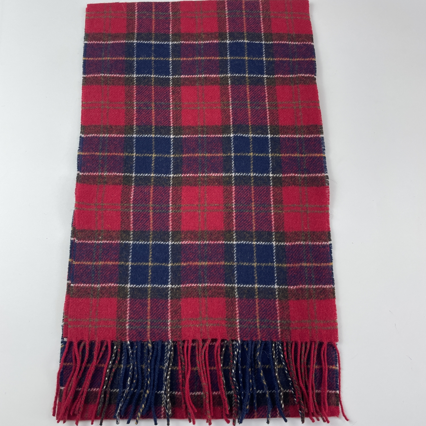 出口欧美小众秋冬款羊毛英伦格子围巾长款保暖女韩版围脖流苏百搭