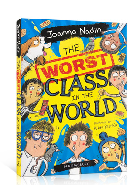 英文原版 the Worst Class In The World 世界上最糟糕的班级#1-#6 搞笑幽默故事章节书 关于友谊和学习黑白插画