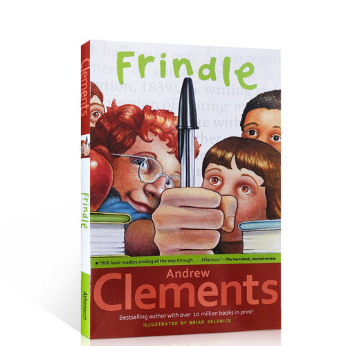 英文原版我们叫它粉灵豆Frindle安德鲁克莱门斯美国经典校园小说间谍学校小屁孩日记Wonder奇迹男孩Flipped怦然心动夏洛特的网