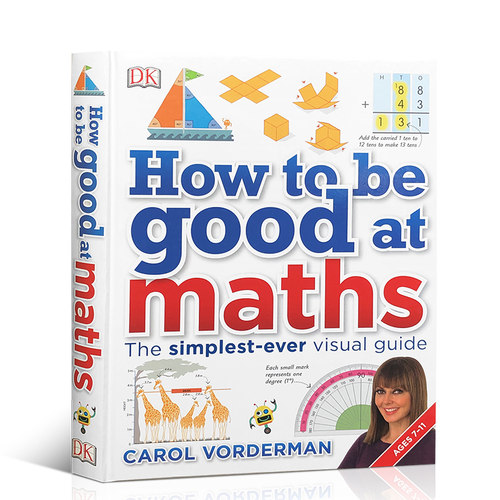 DK儿童 STEM 创新思维培养 图解数学英文原版 How to be Good at Maths 数学思维 精装教辅书7-12岁 DK图解数学
