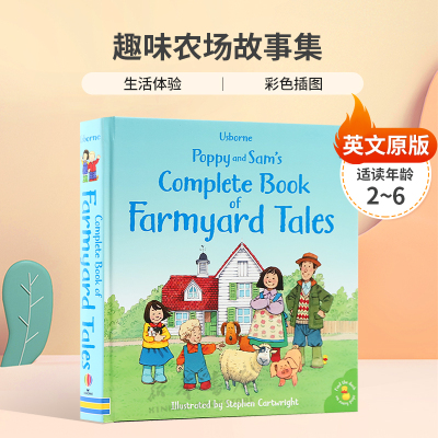 英文原版Complete Book of Farmyard Tales趣味农场故事集20个农场故事精装绘本生活体验2-6岁