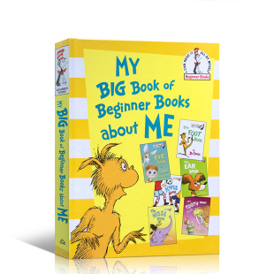 宝宝身体认识启蒙绘本Dr.Seuss 6合1集the Foot Book/Eye /Tooth/Nose /ear /knee / My Big Book of Beginner Books about Me