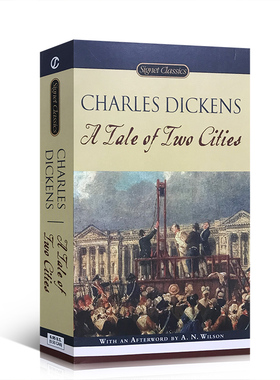 正版世界经典文学名著小说原著A Tale of Two Cities双城记查尔斯 狄更斯英文原版中学高中大学课文艰难时代远大前程雾都孤儿