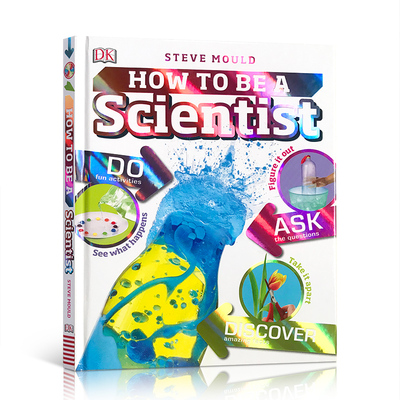 英文原版 DK职业技能小百科系列：How to Be a Scientist 科学家精装图画童书 小学生课外阅读趣味科普百科早教英语绘本 7-9岁