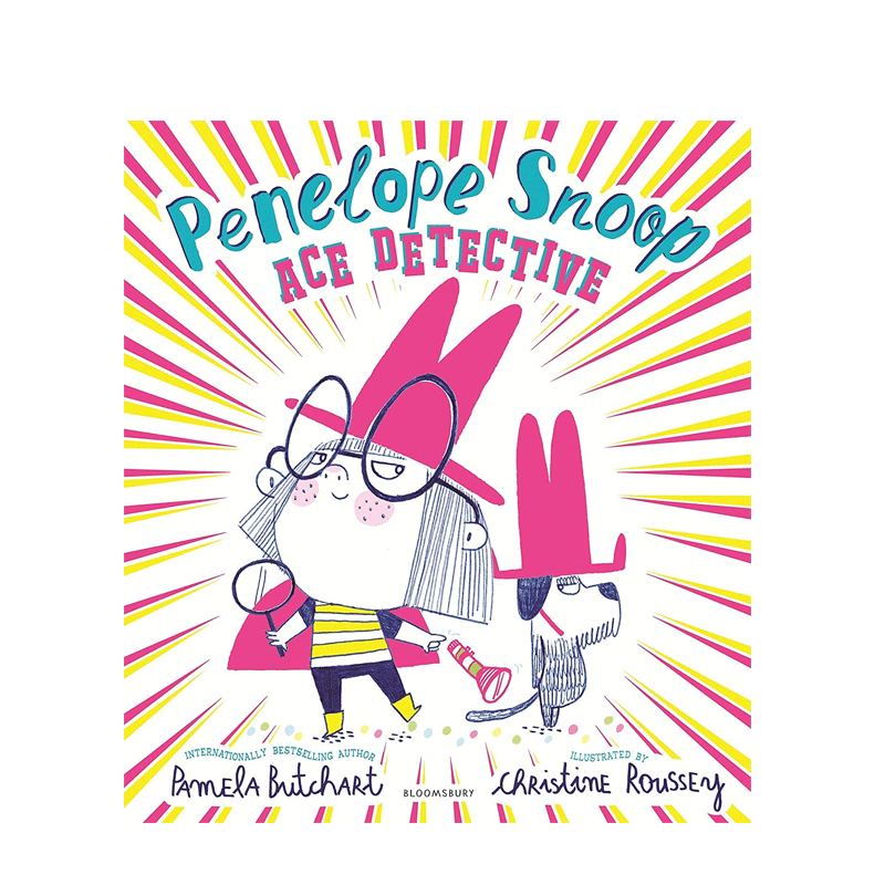 英文原版Penelope Snoop, Ace Detective洛普斯努普王牌侦探跟着女侦探佩内洛普一起揭开谜团4-8岁儿童宝宝启蒙培养兴趣平装书