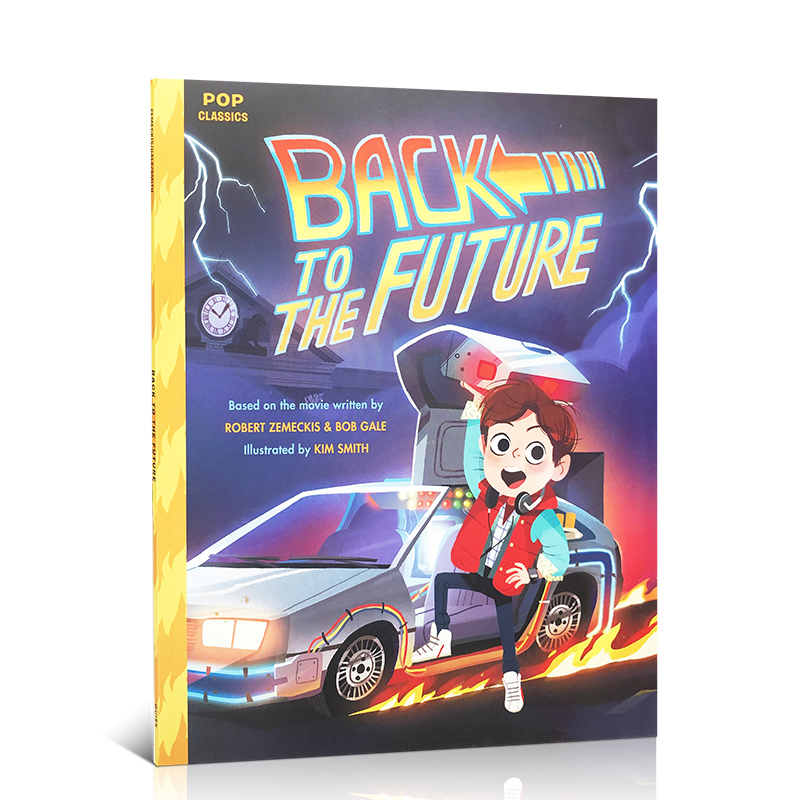 当代电影绘本 回到未来 英文原版 Back to the Future 经典科幻电影故事 4-8岁课外英语阅读书 可搭小鬼当家 ET外星人全彩插图