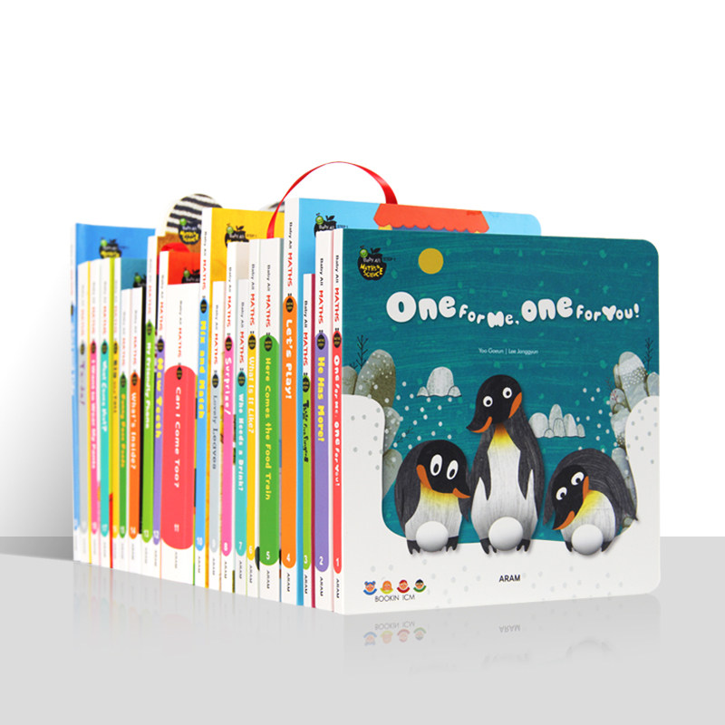 送音频 英文原版Baby all 数科学数学系列20册翻翻书立体书数字启蒙创意机关趣味教学麦芽小达人点读笔0-6岁儿童英语数字启蒙绘本怎么看?