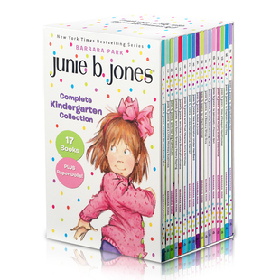 书Junie Kindergarten Collection Jones 预售送音频英文原版 9岁初中小学生学习课外读物进口 17册初级章节书5 Complete