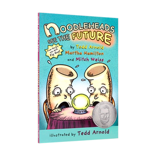 英文原版Noodleheads See the Future #2 通粉兄弟预见未来 8-12岁儿童英语课外阅读搞笑趣味全彩漫画章节书Fly Guy苍蝇小子同作者