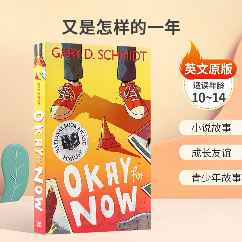 英文原版Okay for Now又是怎样的一年美国国家图书奖得主 成长友谊 青少年故事小说友谊10-14岁