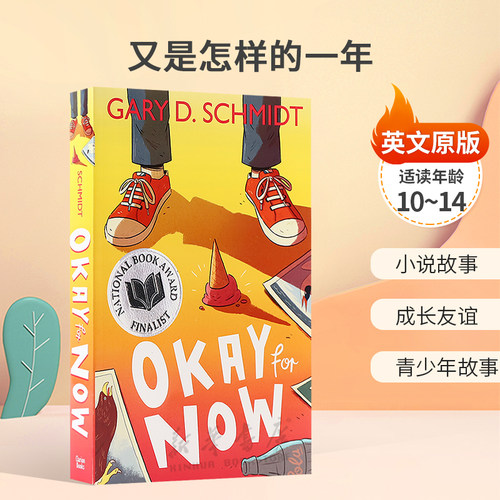 英文原版Okay for Now又是怎样的一年美国国家图书奖得主 成长友谊 青少年故事小说友谊10-14岁
