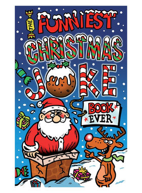 预售英文原版The Funniest Christmas Joke Book Ever最搞笑的圣诞笑话书圣诞节搞笑笑话节日主题平装笑话书幽默搞笑8-12岁