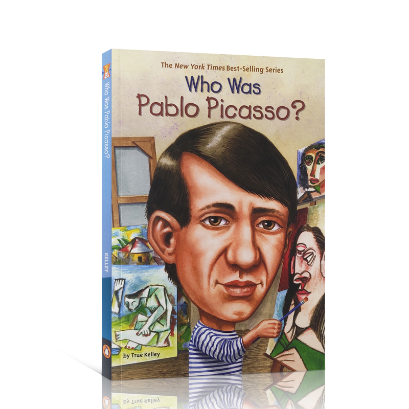 英文原版 巴勃罗·毕加索是谁？Who Was Pablo Picasso? Who Was/Is 系列名人传记中小学生课外英语阅读读物 故事章节书桥梁书
