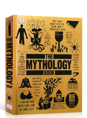 DK人类的思想百科丛书 英文原版 The Mythology Book 儿童神话百科全彩精装大开绘本 DK-Big Ideas Simply Explained 易科学系列