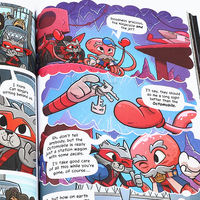 Pre-sale of original English version Cat Ninja Box Set Books 1-6 Cat Ninja 6 volumes Box set New superhero action Story Full-color comic action adventure paperback comic for 8-12 years old thumbnail 3
