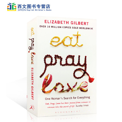 英文原版一辈子做女孩Eat pray love美食祈祷和恋爱Elizabeth Gilbert伊莉莎白吉儿伯特奥普拉图书俱乐部小说eatpraylove