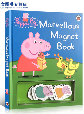 英文原版 Peppa Pig: Marvellous Magnet Book 粉红猪小妹 不可思议玩具书 磁铁书幼儿启蒙动画小猪佩奇玩具书0-3-6岁儿童童书