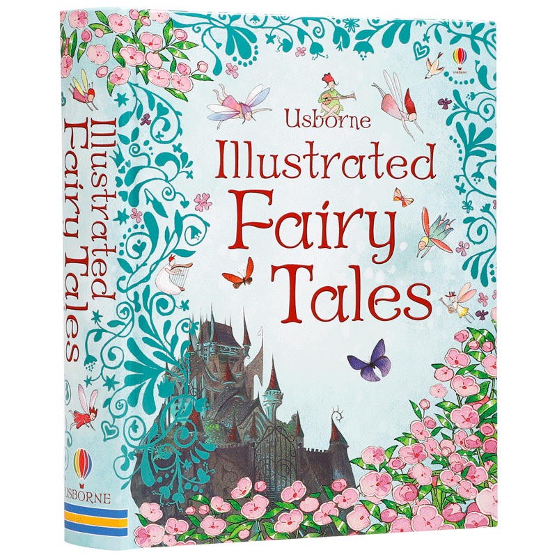 英文原版 Usborne Illustrated Fairy Tales童话故事 精装儿童童话故事合集 尤斯伯恩经典童话寓言合集 全彩插画版绘本 寓教于乐