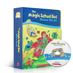 英文原版神奇的校车系列全套自然拼读The Magic School Bus Phonics Fun在人体中游览海底探险绘本阅读英语桥梁书版图画书第一二辑