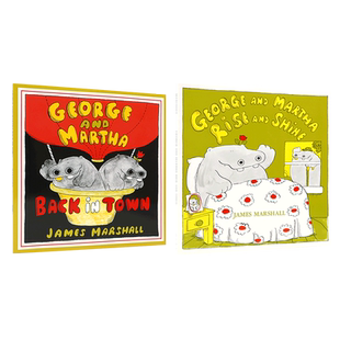 英文原版 HCP:George and Martha 乔治和玛莎系列2本 HarperCollins4-8岁儿童宝宝品格塑造价值观培养启蒙精美绘本