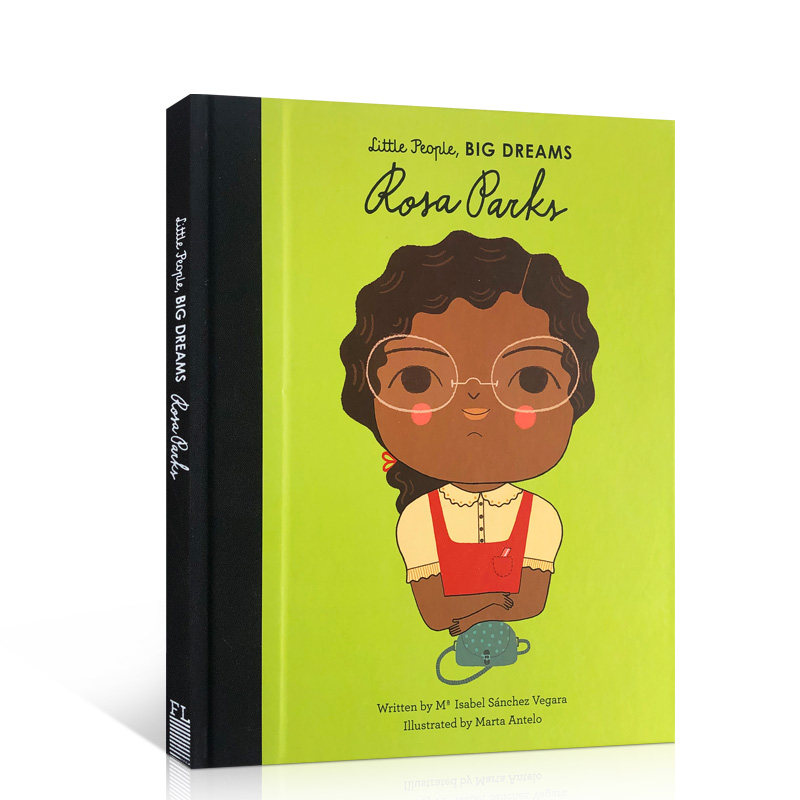 Rosa Parks 罗莎帕克斯 Little People Big Dreams 小人物大梦想系列 女孩篇 儿童艺术启蒙绘本图画书 英文原版励志课外阅读读物,书籍/杂志/报纸,儿童读物原版书,淘宝优惠券,粉丝福利购,淘宝优惠卷