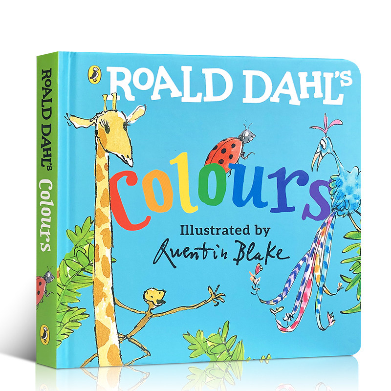 colours 罗尔德达尔系列:颜色 幼儿亲子互动英语启蒙颜色认知绘本撕不