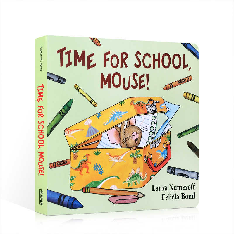 预售英文原版Time for School, Mouse上学时间到幼儿童英语启蒙图画书绘本 If you give a Mouse Cookies系列新品亲子睡前故事阅读高性价比高么？