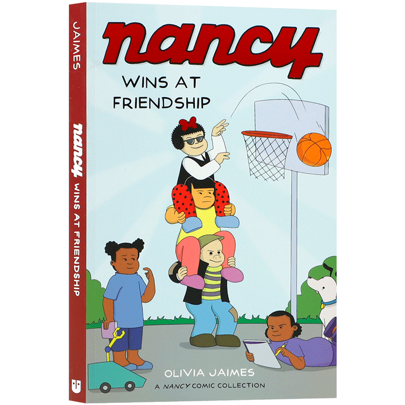 英文原版 Nancy Wins at Friendship漫画 南希赢得友谊 描绘生活的快乐与挑战 8-12岁青少年儿童幽默搞笑漫画书平装