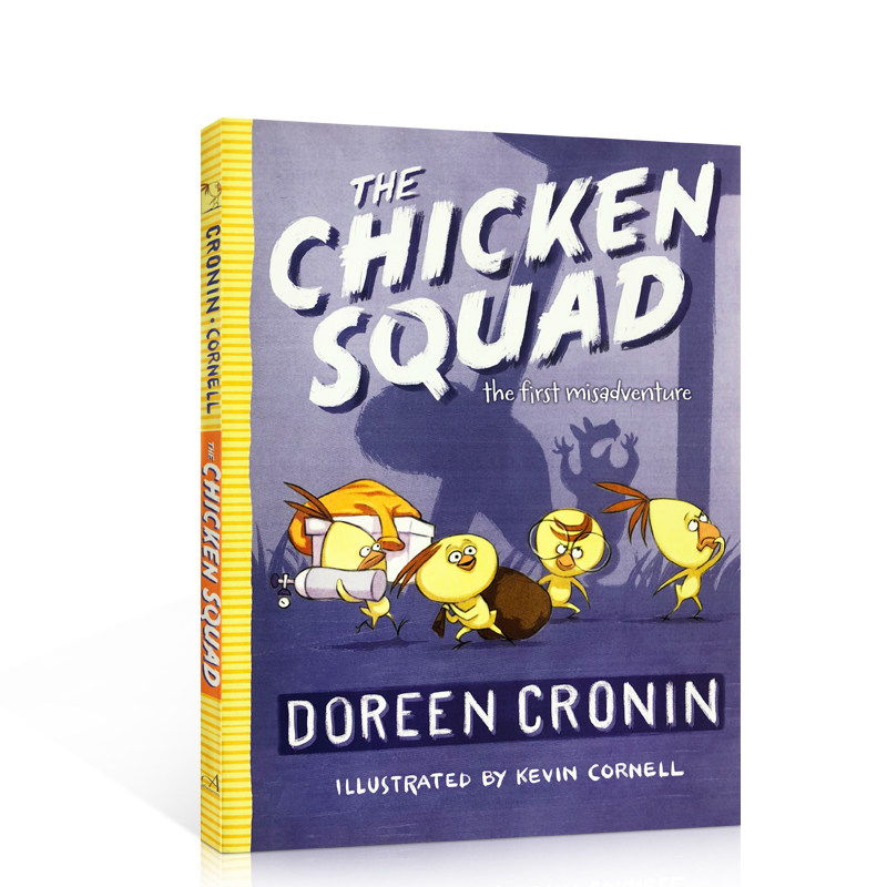 小鸡特工队侦探推理小说章节书 The Chicken Squad: The First Misadventure第一次出意外儿童课外阅读文学故事小说读物