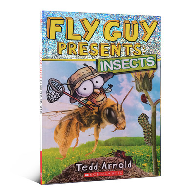 送音频英文原版书Fly Guy Presents: Insects 学乐分级读本2级 苍蝇小子：昆虫 儿童分阶读物6-12岁平装进口绘本学生英语启蒙科普