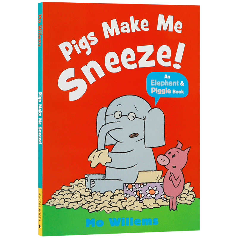 小猪小象系列:小猪让我打喷嚏 Elephant&Piggie:Pigs Make Me Sneeze! 吴敏兰推荐书单小猪小象系列 4-8岁 启蒙 平装 绘本