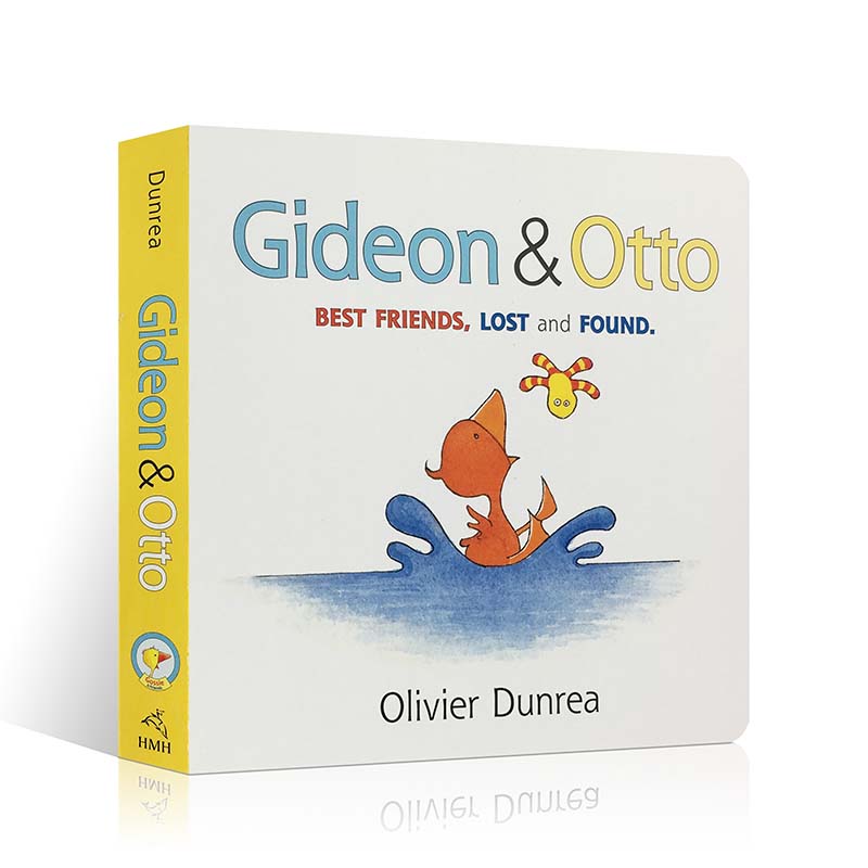 进口英文原版 Gideon & Otto: Best Friends, Lost and Found小鹅戈西和朋友们 Olivier Dunrea0-3-6岁英语启蒙绘本lostandfound