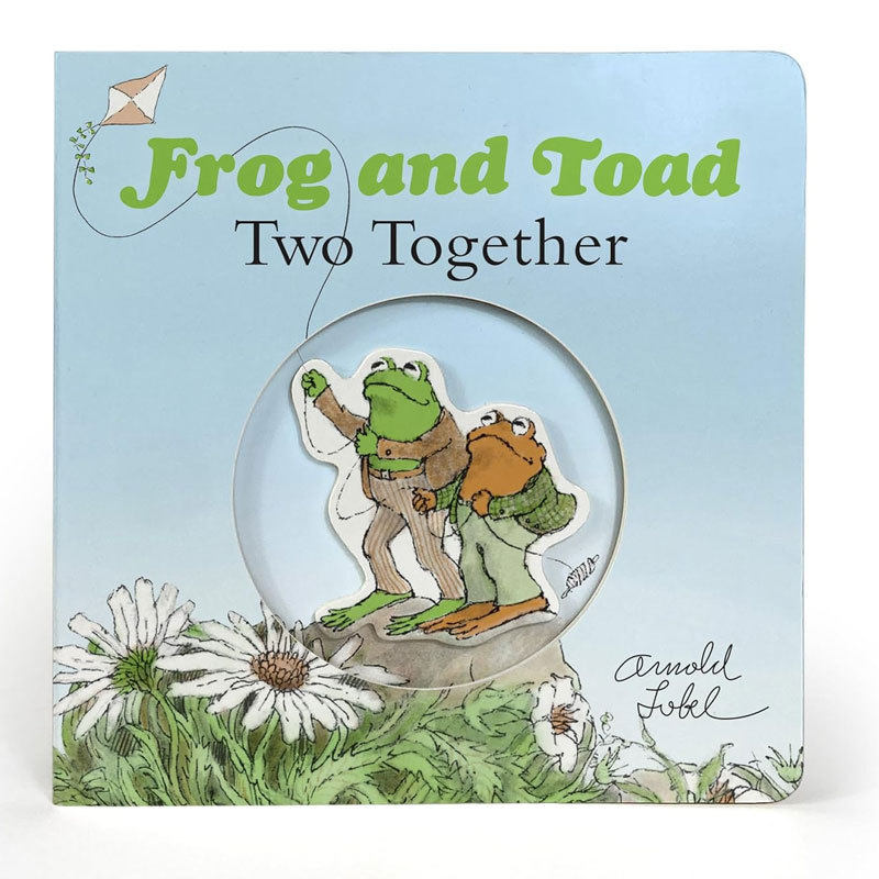 预售英文原版Frog and Toad: Two Together青蛙与蟾蜍在一起互动剪纸触摸元素友谊绘本纸板绘本2-6岁友谊