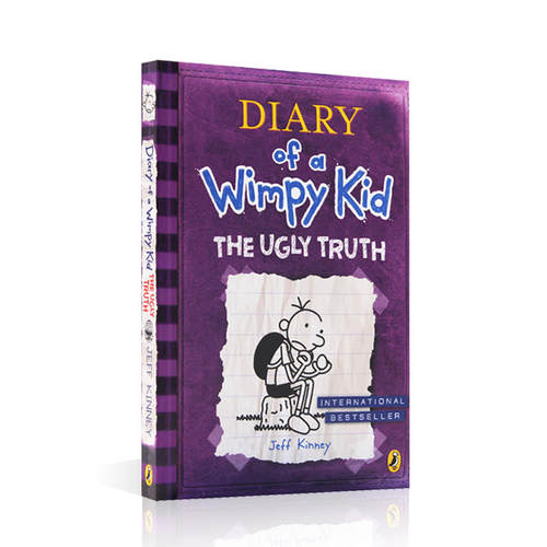 【送音频】英文原版Diary of a Wimpy Kid 5 小屁孩日记系列The Ugly Truth 丑陋的真相 Jeff Kinney英语儿童漫画课外读物8-10岁